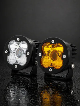 Лазерные фары Ground Zero Mini Quad 3 дюйма, фотография 1: миниатюра